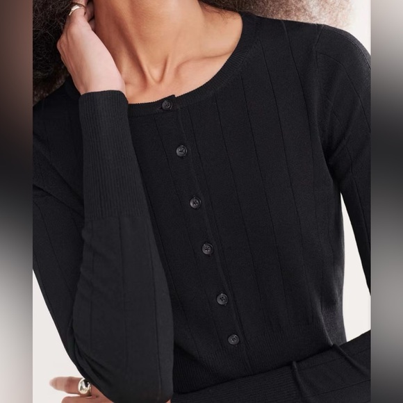 NEW: Jenni Kayne Ribbed Finley Cardigan - US M - Picture 1 of 7